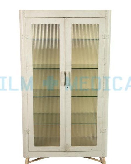 Hospital Cabinet Cream Double Fronted (undressed)